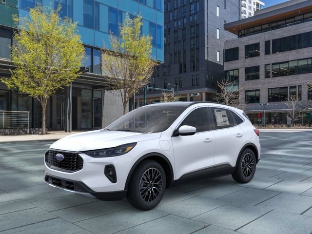Star White Metallic Tri-Coat 2025 Ford Escape Hybrid Plug-in SUV / Crossover Front-Wheel Drive Continuously Variable Transmission