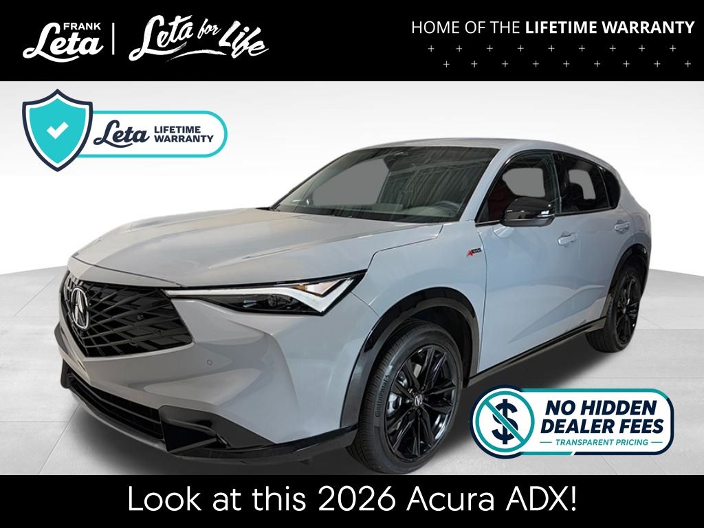 Urban Gray Pearl 2026 Acura ADX SUV / Crossover All-Wheel Drive Continuously Variable Transmission