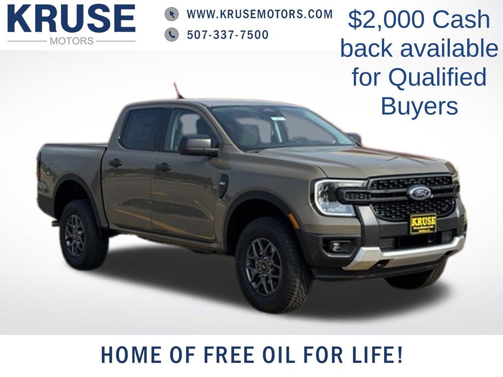 Marsh Gray 2026 Ford Ranger Pickup Truck Four-Wheel Drive Automatic