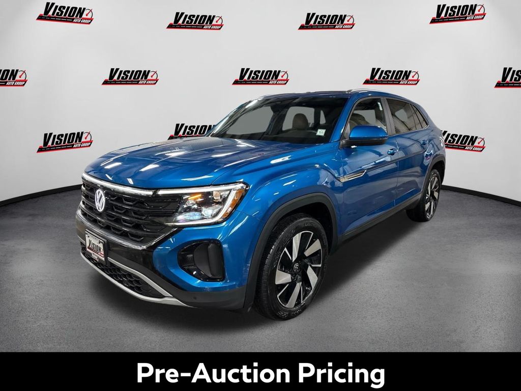 Blue Metallic 2024 Volkswagen Atlas Cross Sport SE 4Motion with Technology SUV / Crossover All-Wheel Drive 8-Speed Automatic