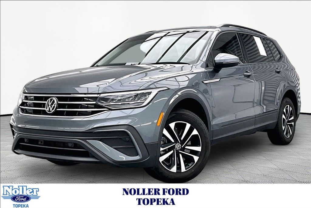 Black (Charcoal) 2022 Volkswagen Tiguan SUV / Crossover All-Wheel Drive 8-Speed Automatic