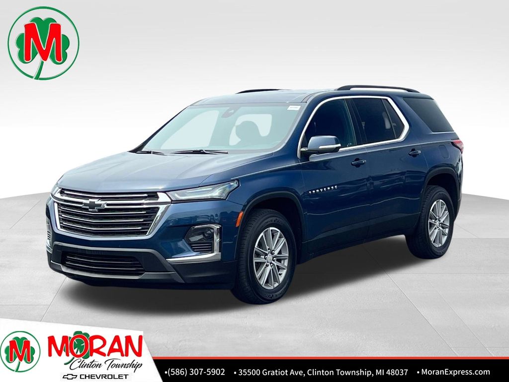 Blue Metallic 2023 Chevrolet Traverse SUV / Crossover Front-Wheel Drive 9-Speed Automatic