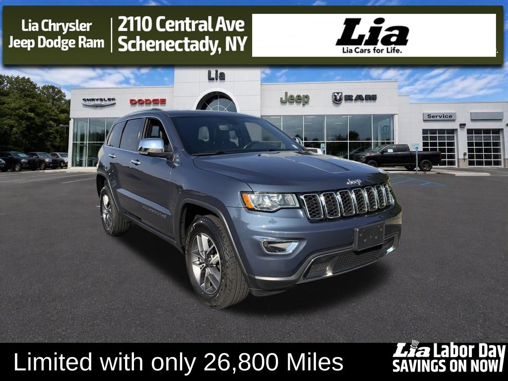 Pacific Blue Clearcoat 2021 Jeep Grand Cherokee SUV / Crossover Four-Wheel Drive 8-Speed Automatic