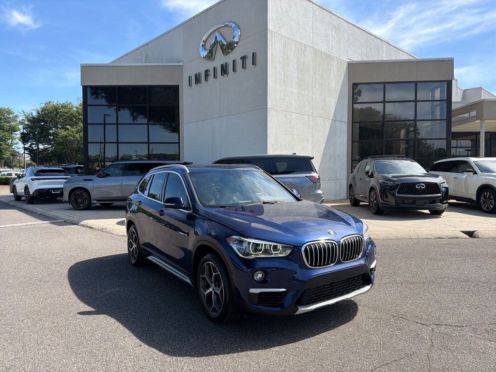Mediterranean Blue Metallic 2018 BMW X1 xDrive28i AWD SUV / Crossover All-Wheel Drive 8-Speed Automatic