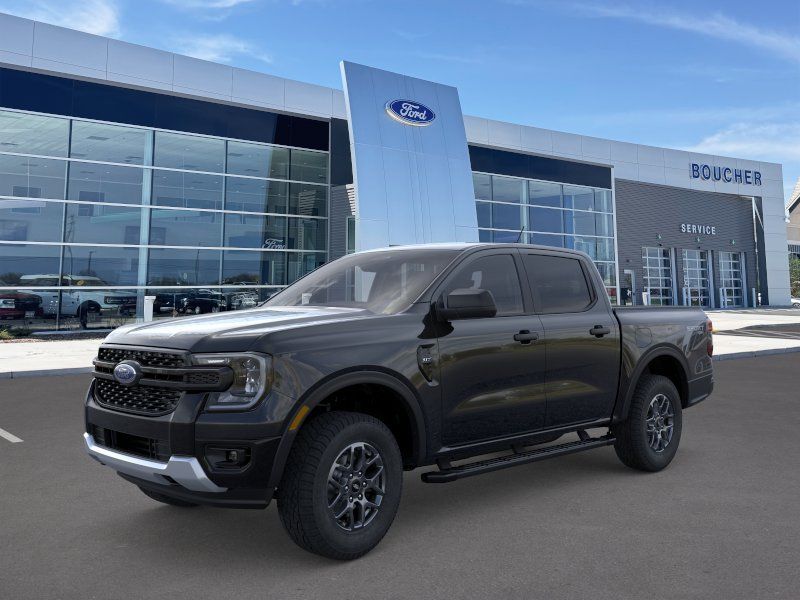 Shadow Black 2026 Ford Ranger Pickup Truck Four-Wheel Drive Automatic
