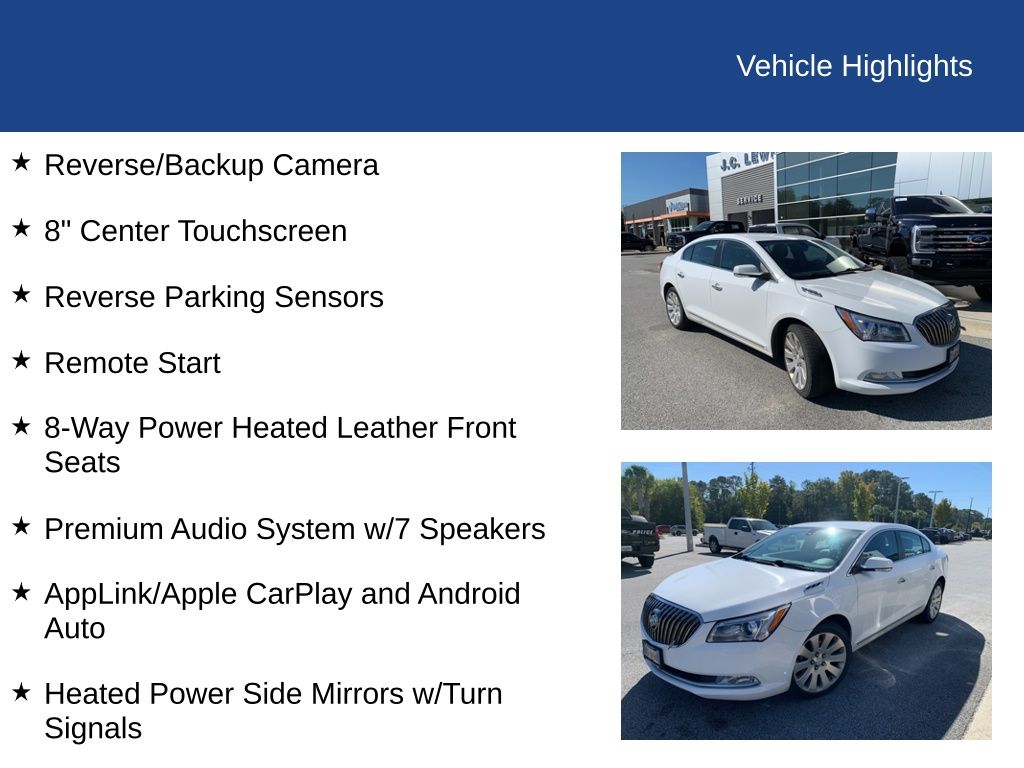 2016 Buick LaCrosse Leather