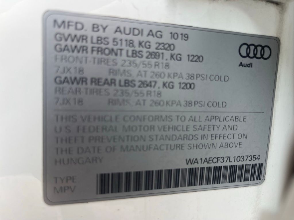2020 Audi Q3 Premium White at Emmons Autoplex