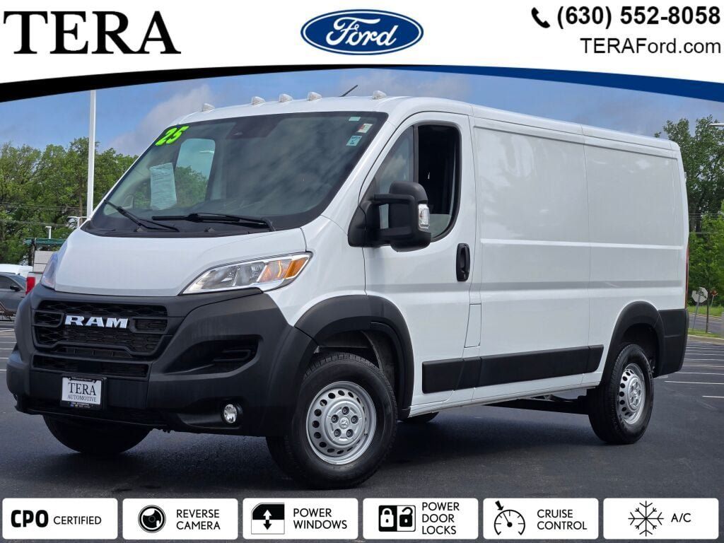 Bright White Clearcoat 2025 RAM ProMaster Van Front-Wheel Drive 9-Speed Automatic