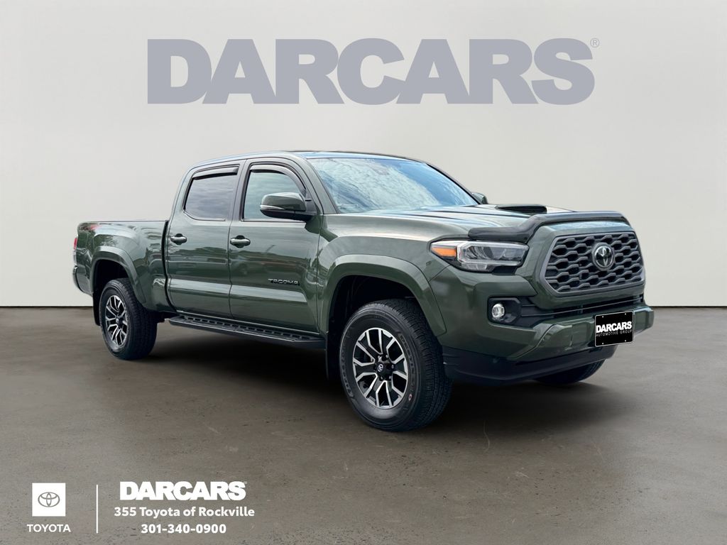 Army Green 2022 Toyota Tacoma Pickup Truck Four-Wheel Drive 6-Speed Automatic