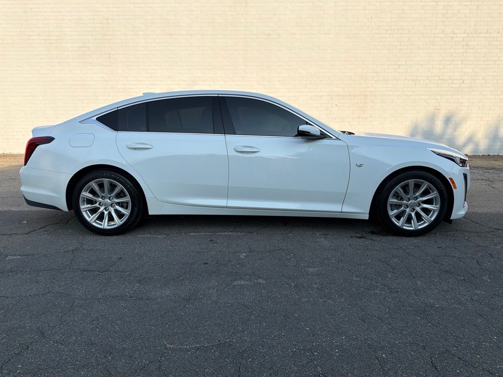 Summit White 2022 Cadillac CT5 Sedan Rear-Wheel Drive Automatic