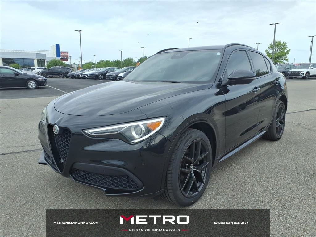 Vulcano Black Metallic 2020 Alfa Romeo Stelvio SUV / Crossover All-Wheel Drive 8-Speed Automatic