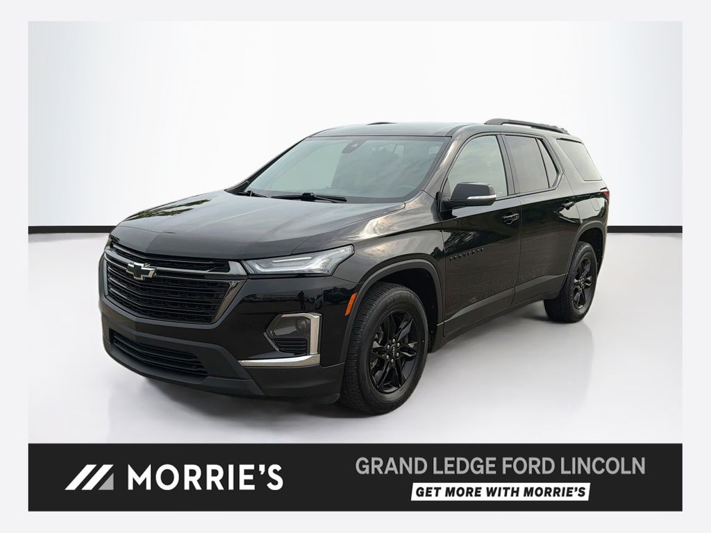 Black Metallic 2023 Chevrolet Traverse SUV / Crossover Four-Wheel Drive 9-Speed Automatic