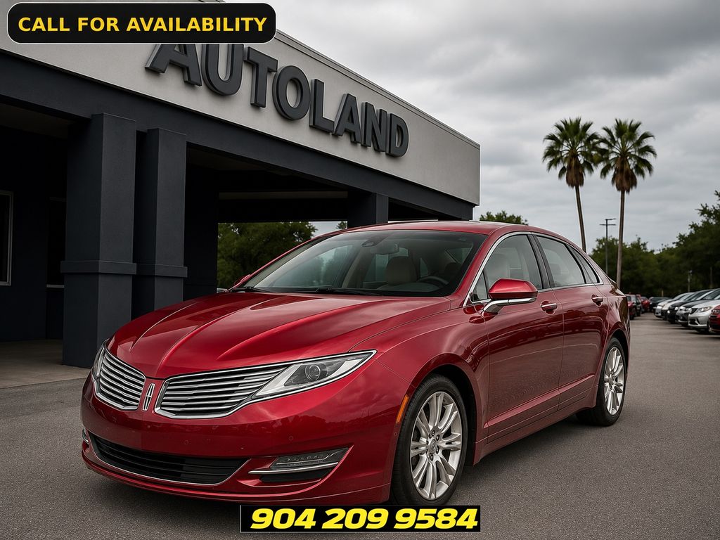 Ruby Red Metallic 2014 Lincoln MKZ AWD Sedan All-Wheel Drive 6-Speed Automatic