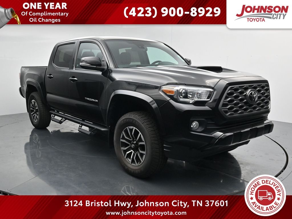 Black 2023 Toyota Tacoma Pickup Truck Four-Wheel Drive 6-Speed Manual