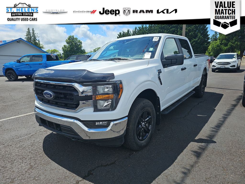 White 2023 Ford F-150 Pickup Truck Four-Wheel Drive Automatic