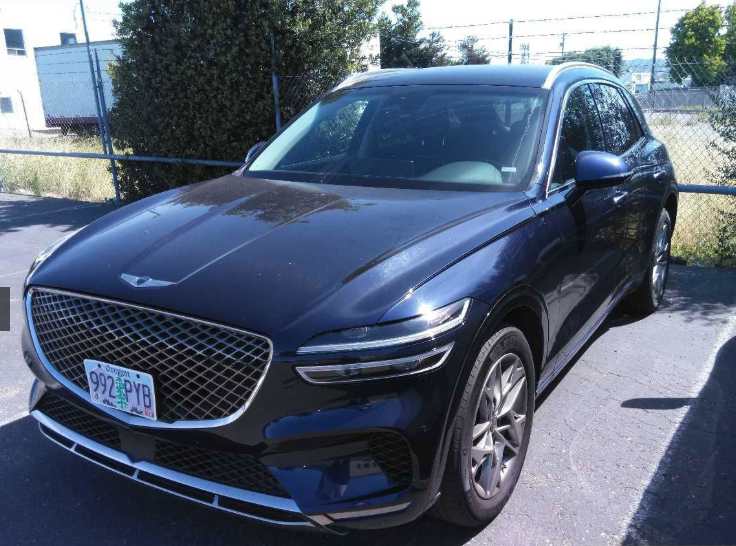 Capri Blue 2025 Genesis GV70 SUV / Crossover All-Wheel Drive 8-Speed Automatic