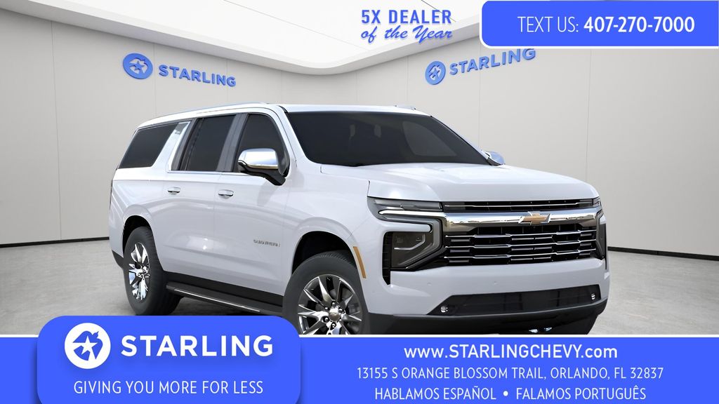Polar White Tricoat 2026 Chevrolet Suburban Premier RWD SUV / Crossover 4X2