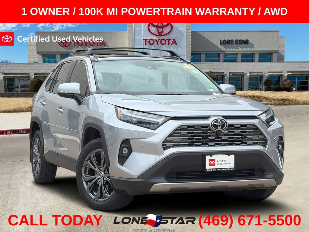 Silver Sky Metallic 2025 Toyota RAV4 Hybrid SUV / Crossover All-Wheel Drive Continuously Variable Transmission