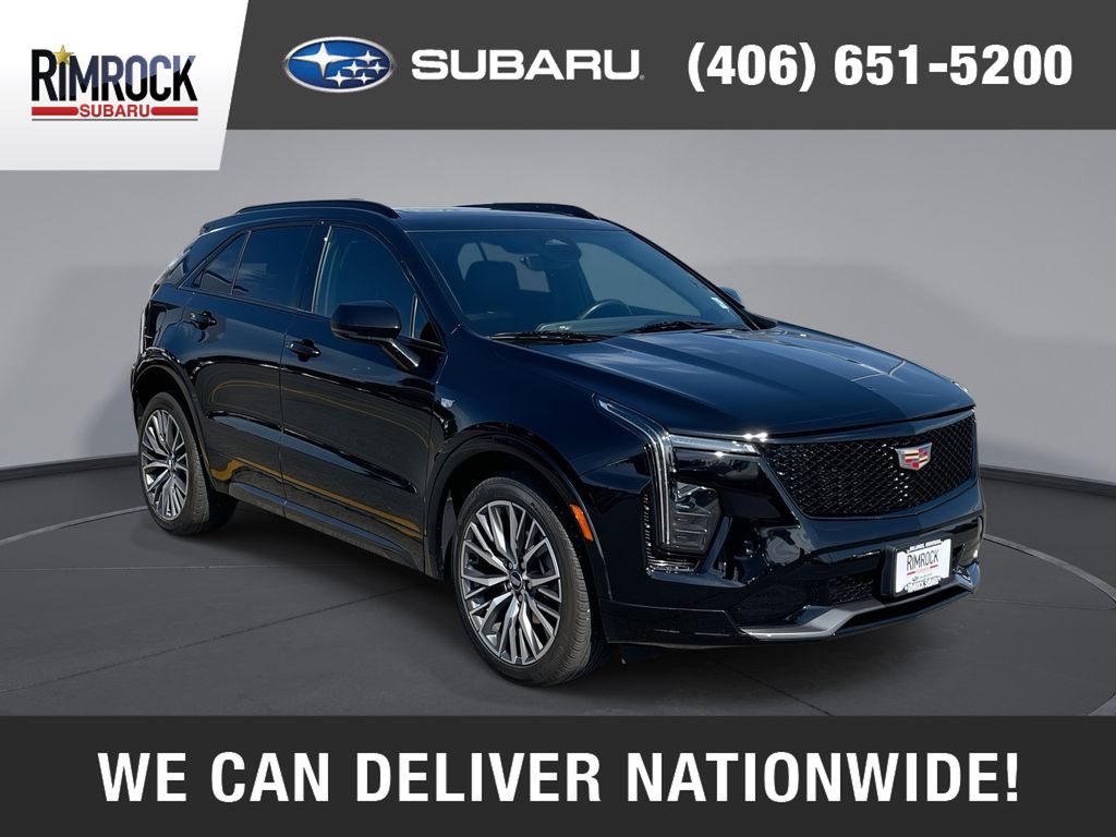 Black 2024 Cadillac XT4 SUV / Crossover Four-Wheel Drive 9-Speed Automatic