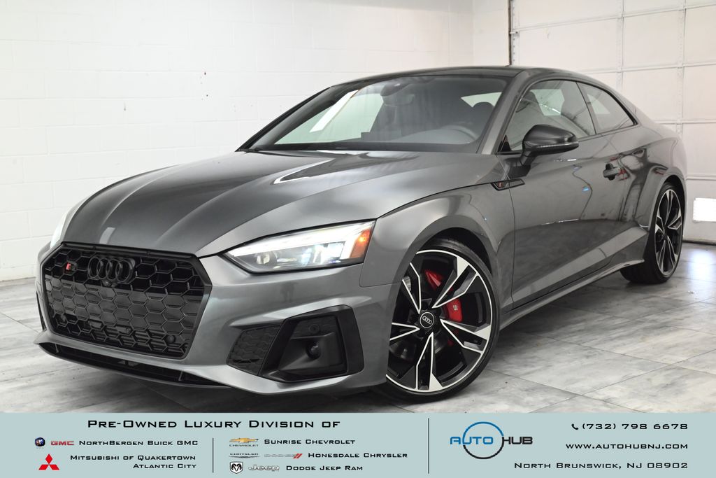 Daytona Gray Pearl Effect 2023 Audi S5 Coupe All-Wheel Drive 8-Speed Automatic