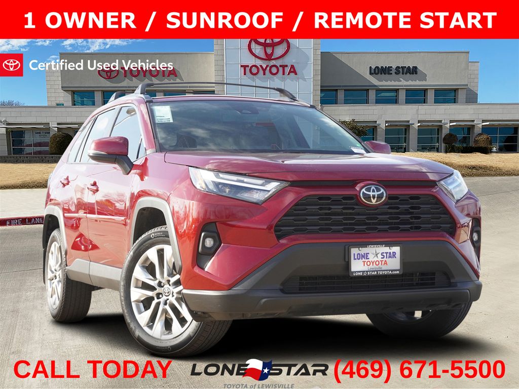 Red (Ruby Flare Pearl) 2025 Toyota RAV4 XLE Premium FWD SUV / Crossover Front-Wheel Drive 8-Speed Automatic