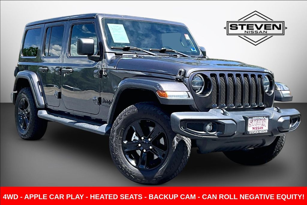 Gray (Granite Crystal Metallic Clearcoat) 2021 Jeep Wrangler SUV / Crossover Four-Wheel Drive 8-Speed Automatic