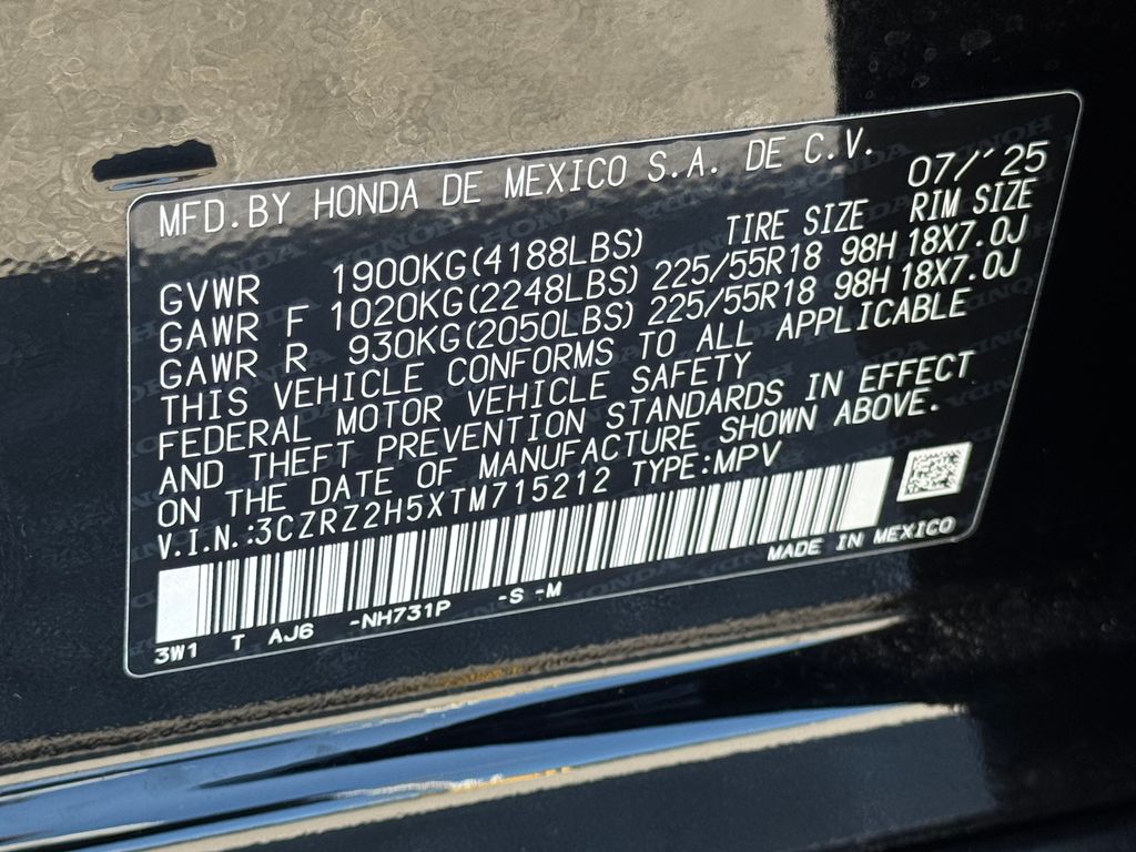 2026 Honda HR-V Sport