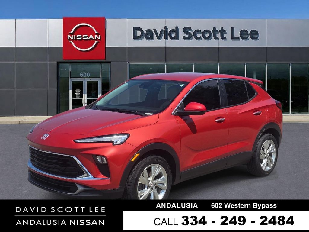 Sunrise Red Metallic 2024 Buick Encore GX SUV / Crossover Front-Wheel Drive Continuously Variable Transmission