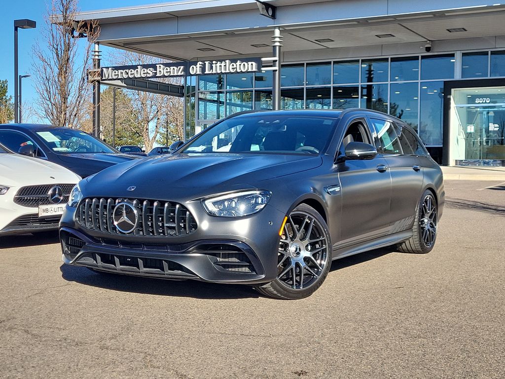 Gray (MANUFAKTUR Graphite Grey Magno) 2023 Mercedes-Benz E-Class AMG E 63 S 4MATIC Sedan All-Wheel Drive 9-Speed Automatic