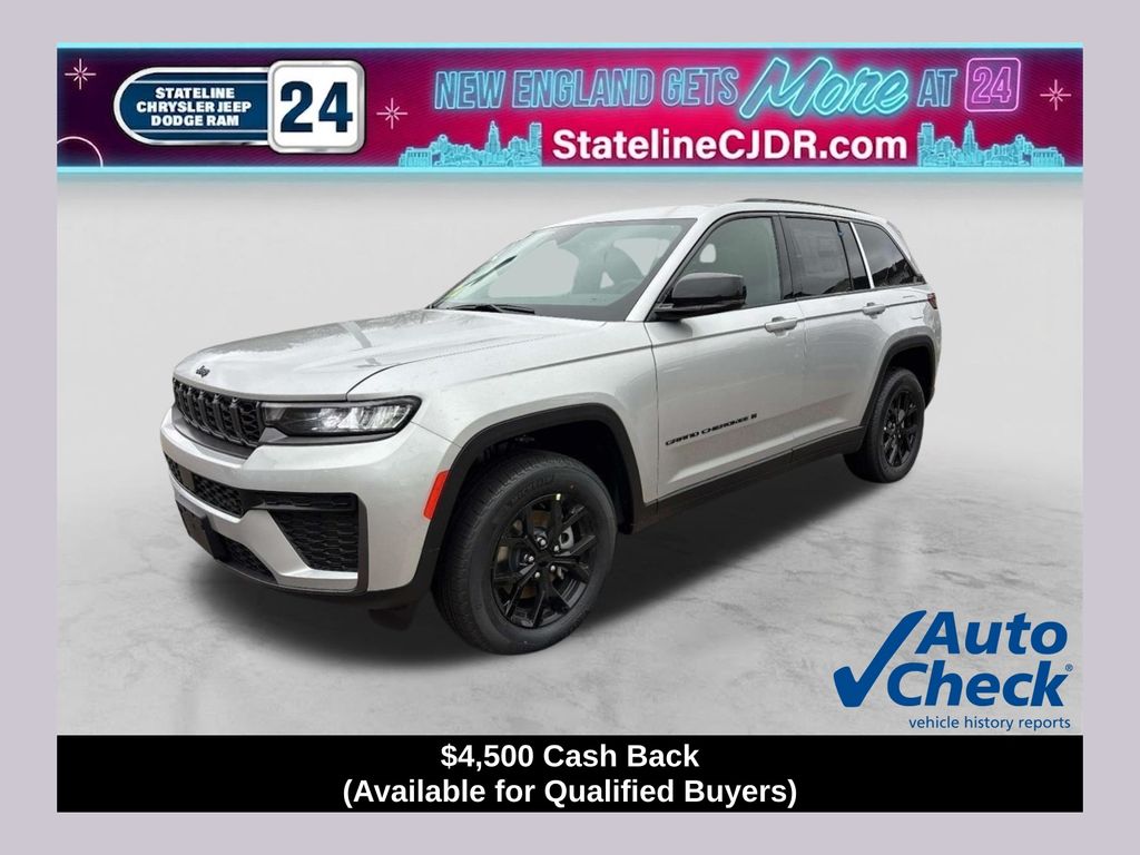 Silver 2026 Jeep Grand Cherokee SUV / Crossover Four-Wheel Drive 8-Speed Automatic
