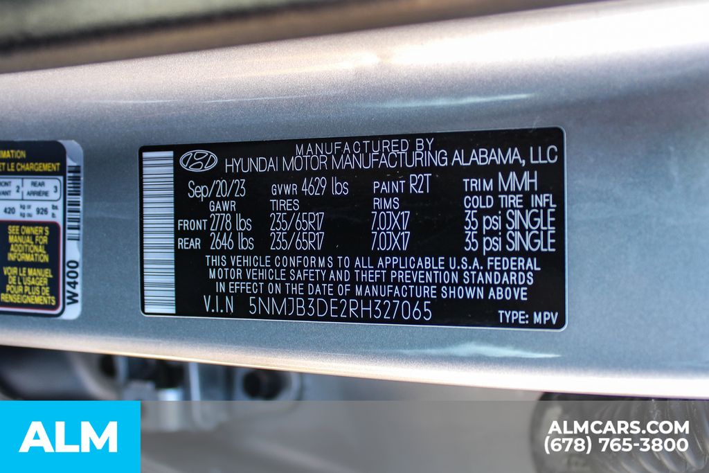 Used 2024 Silver Hyundai SEL image 41
