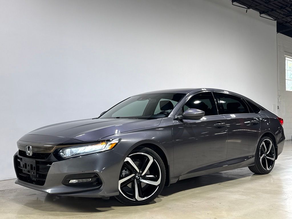 Gray (Modern Steel Metallic) 2018 Honda Accord Sedan Front-Wheel Drive Automatic