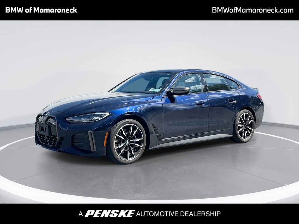 Tanzanite Blue II Metallic 2023 BMW i4 M50 Gran Coupe AWD Sedan All-Wheel Drive Automatic