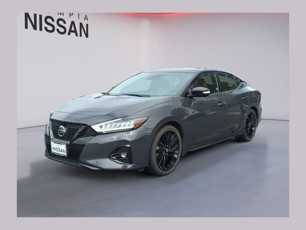 Red (Ruby Slate Gray Pearl w/Black Roof) 2021 Nissan Maxima Platinum FWD Sedan Front-Wheel Drive Continuously Variable Transmission