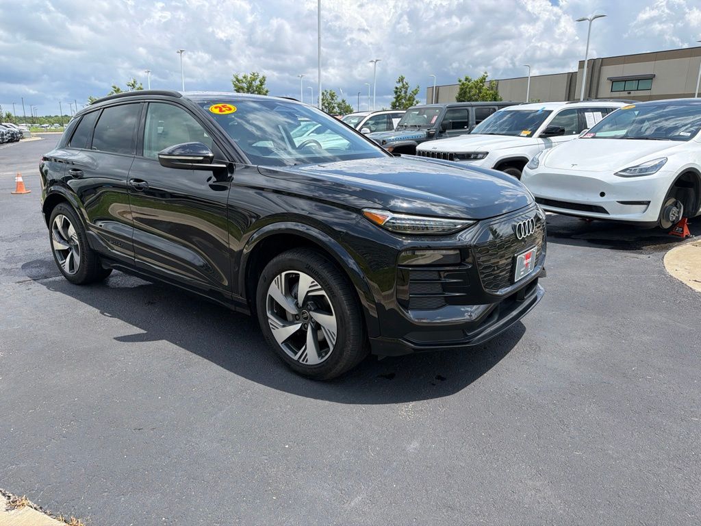 Black Metallic 2025 Audi Q6 e-tron quattro Premium Plus SUV / Crossover All-Wheel Drive Automatic