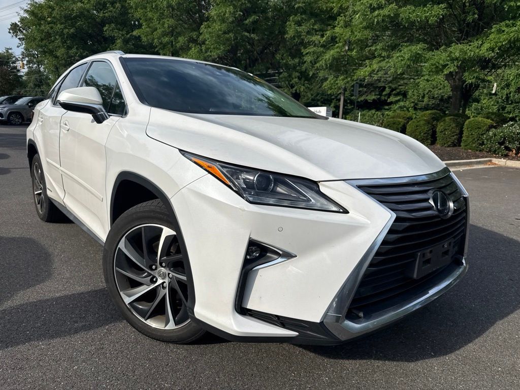 White Pearl 2017 Lexus RX Hybrid SUV / Crossover All-Wheel Drive Continuously Variable Transmission