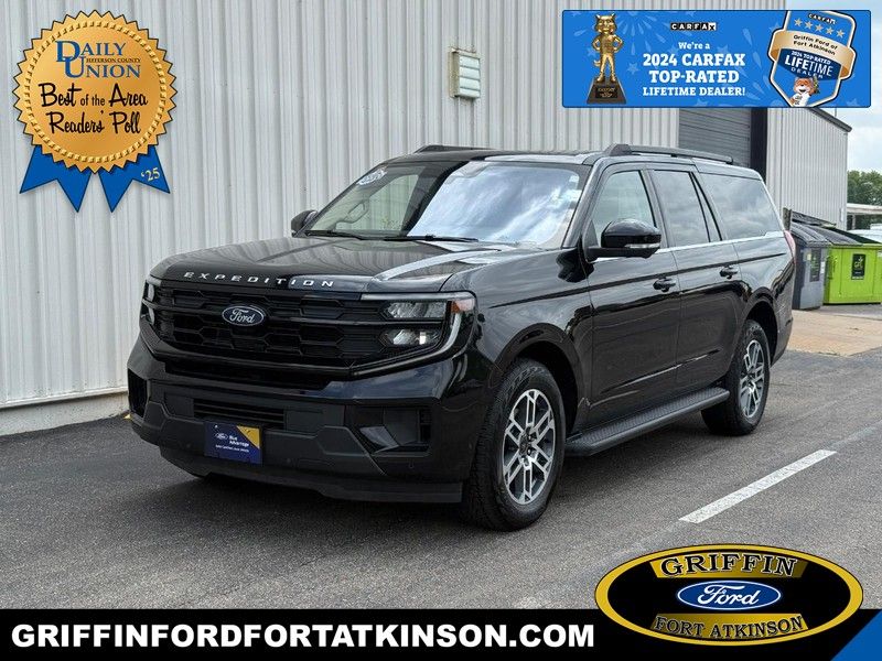 Agate Black Metallic 2025 Ford Expedition SUV / Crossover Four-Wheel Drive Automatic