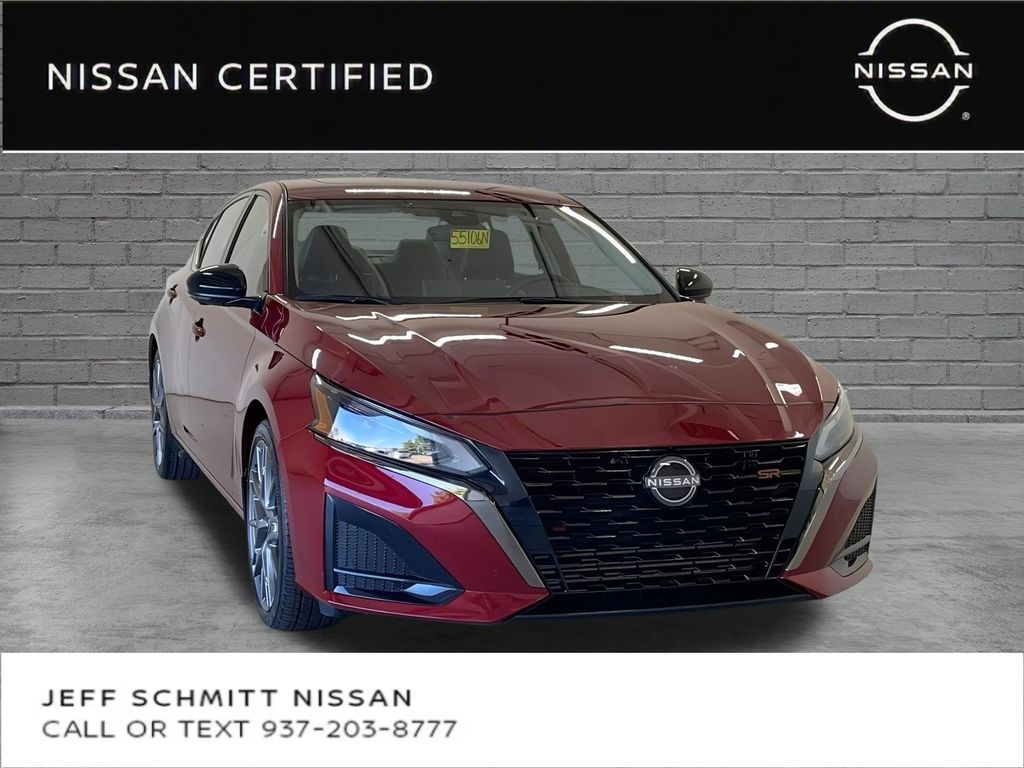 Red (Scarlet Ember) 2024 Nissan Altima Sedan Front-Wheel Drive Continuously Variable Transmission