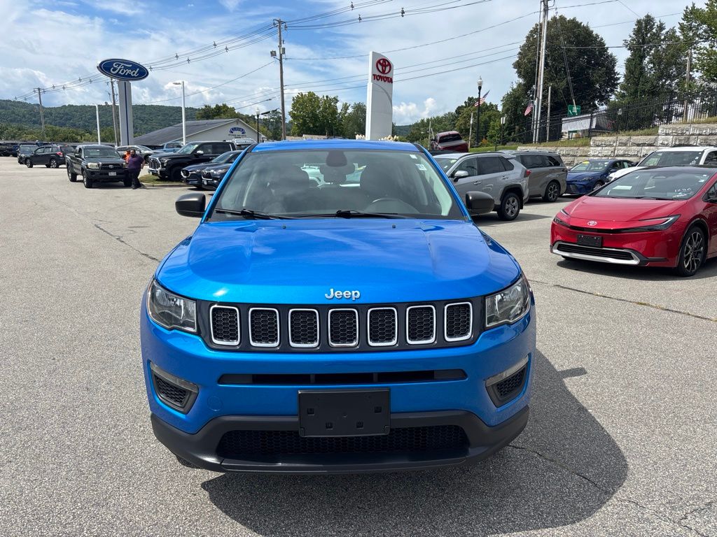 Used 2018 Jeep Compass Sport with VIN 3C4NJDAB7JT326022 for sale in Greenfield, MA
