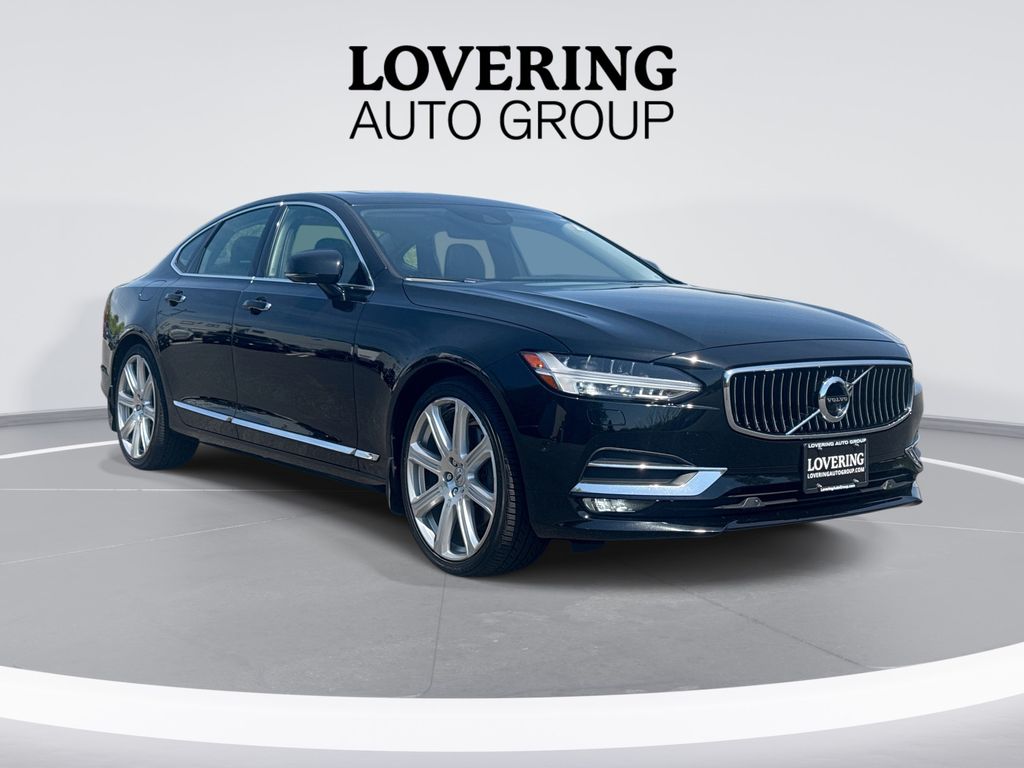 Onyx Black Metallic 2017 Volvo S90 T6 Inscription AWD Sedan All-Wheel Drive Automatic