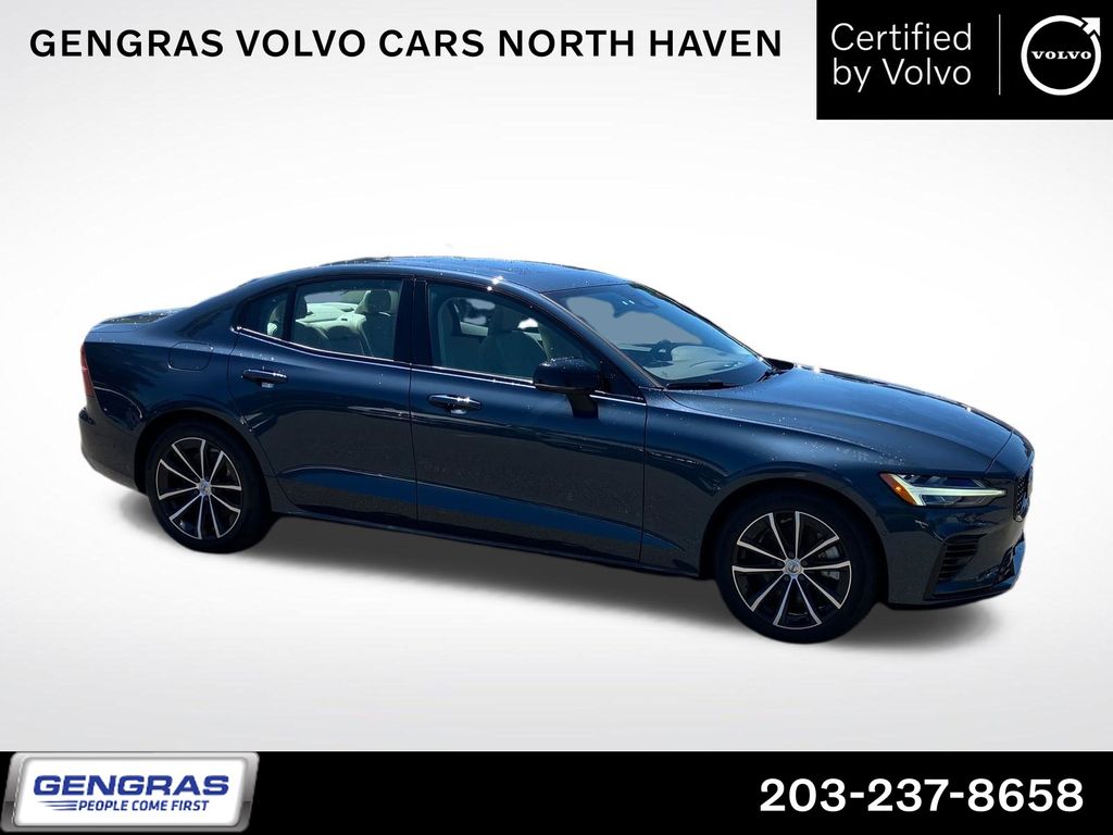 Denim Blue Metallic 2025 Volvo S60 Sedan All-Wheel Drive Automatic