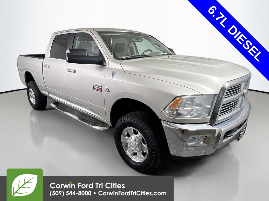Silver 2010 Dodge RAM 2500 Pickup Truck Four-Wheel Drive 6-Speed Automatic