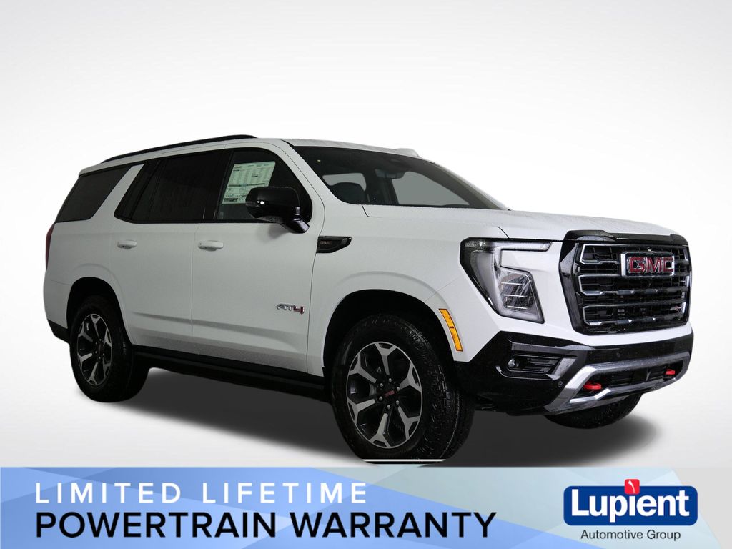 Summit White 2026 GMC Yukon AT4 4WD SUV / Crossover Four-Wheel Drive