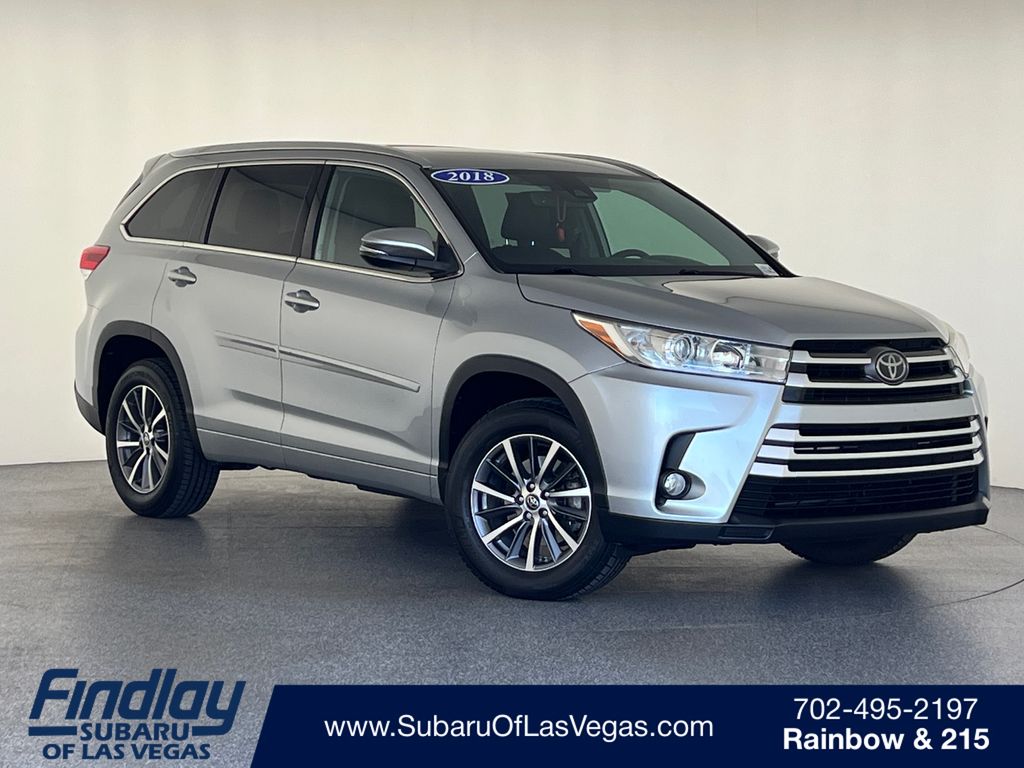 Celestial Silver Metallic 2018 Toyota Highlander SUV / Crossover Front-Wheel Drive 8-Speed Automatic