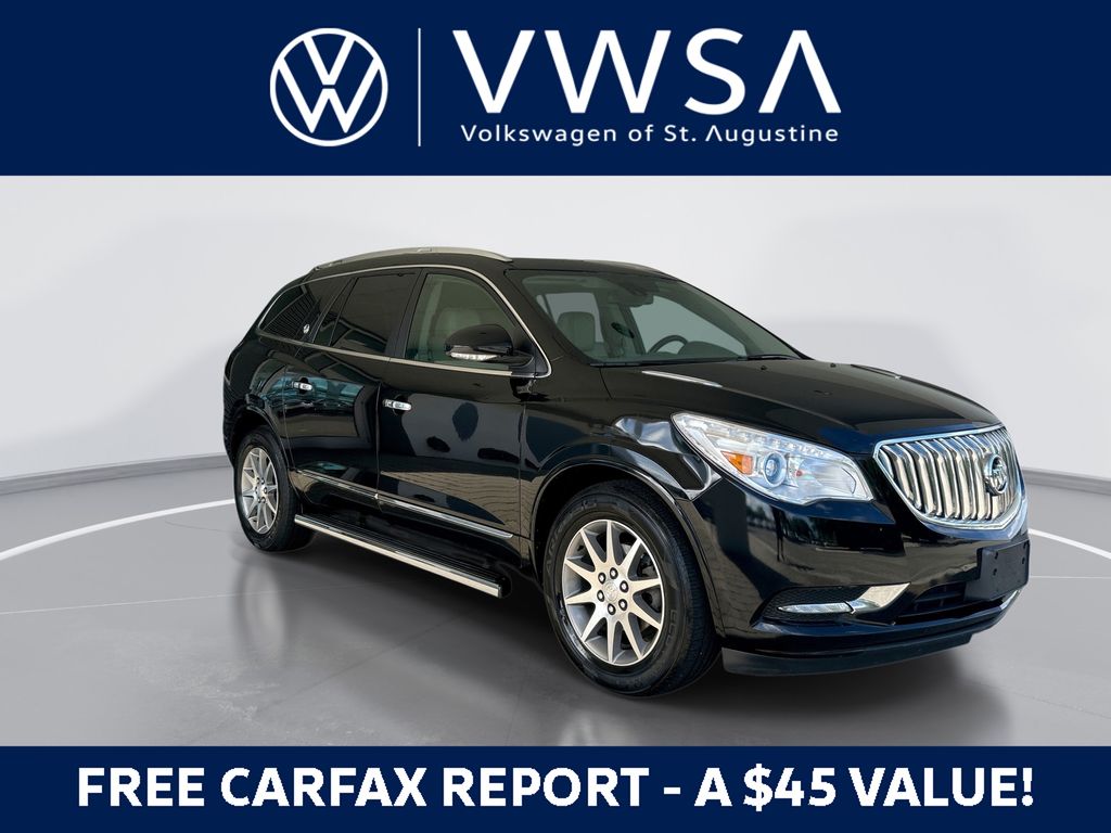 Black (Ebony Twilight Metallic) 2017 Buick Enclave Leather AWD SUV / Crossover All-Wheel Drive 6-Speed Automatic Overdrive