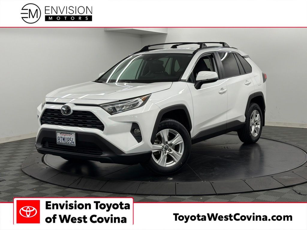 Super White 2021 Toyota RAV4 SUV / Crossover All-Wheel Drive 8-Speed Automatic