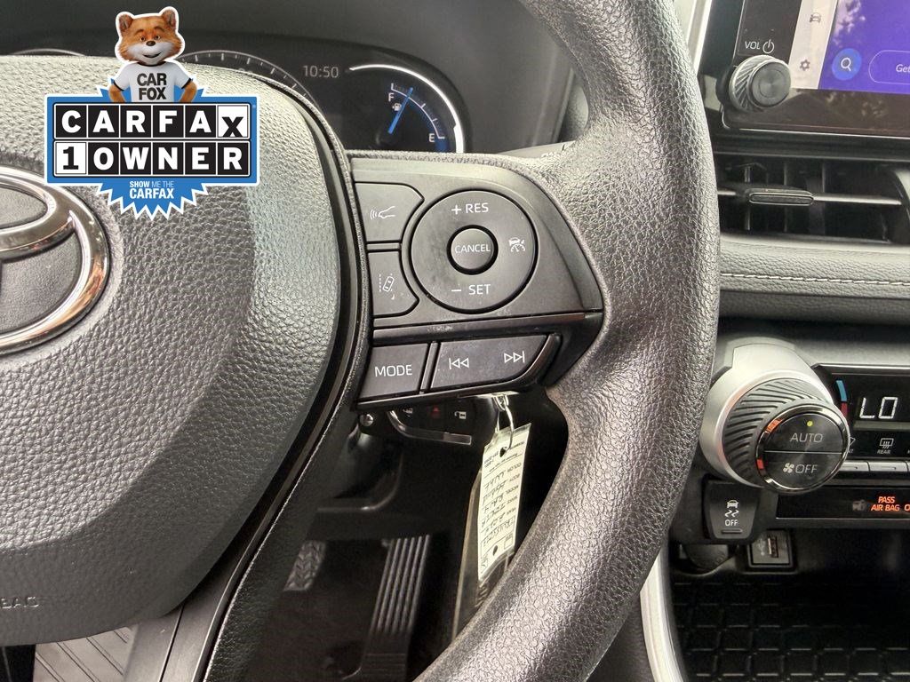 2024 Toyota RAV4 Hybrid LE White at Classic Elite Chevrolet Sugar Land