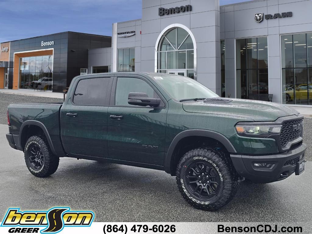 Serrano Green Metallic 2026 RAM 1500 Pickup Truck Four-Wheel Drive 8-Speed Automatic