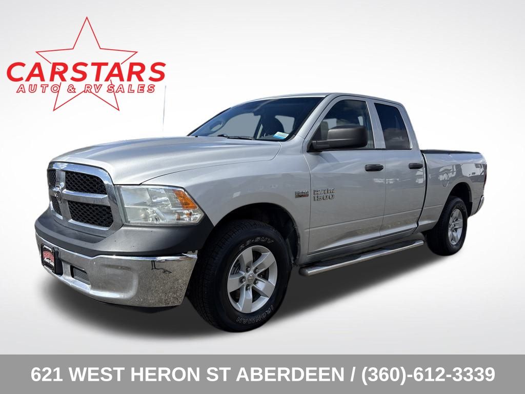2018 Bright Silver Metallic Clearcoat Ram 1500 Tradesman 4X4 Truck