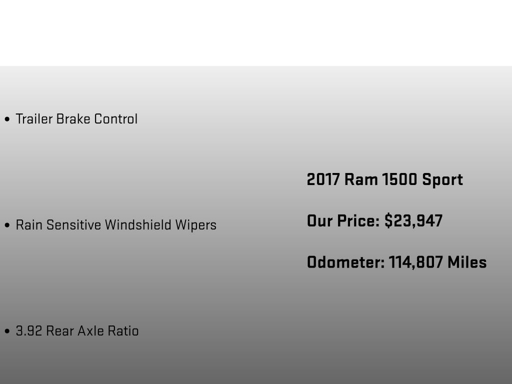 2017 Ram 1500 Sport Gray at Luther Ford